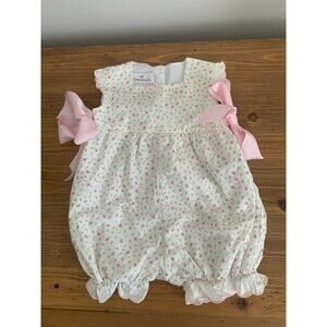Sal &‎ Pimenta NWT Floral Bow Bubble size 12mo